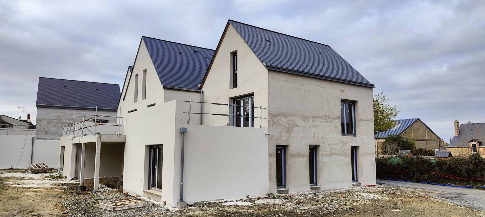 Construction de 17 logements collectifs locatifs et 8 logements individuels en accession sociale à Cossé le vivien